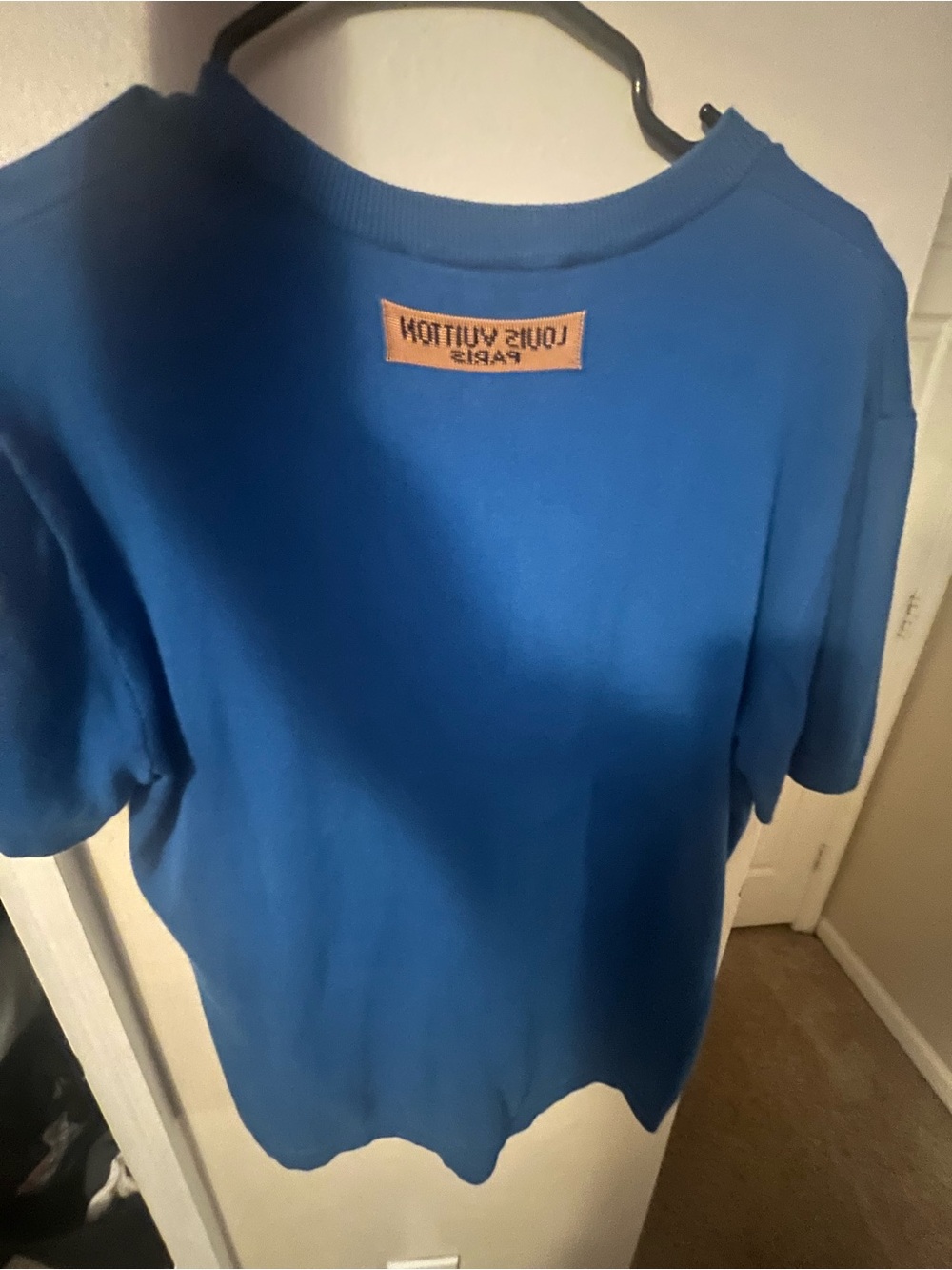 Louis Vuitton Royal Blue Graphic Crewneck Tee
